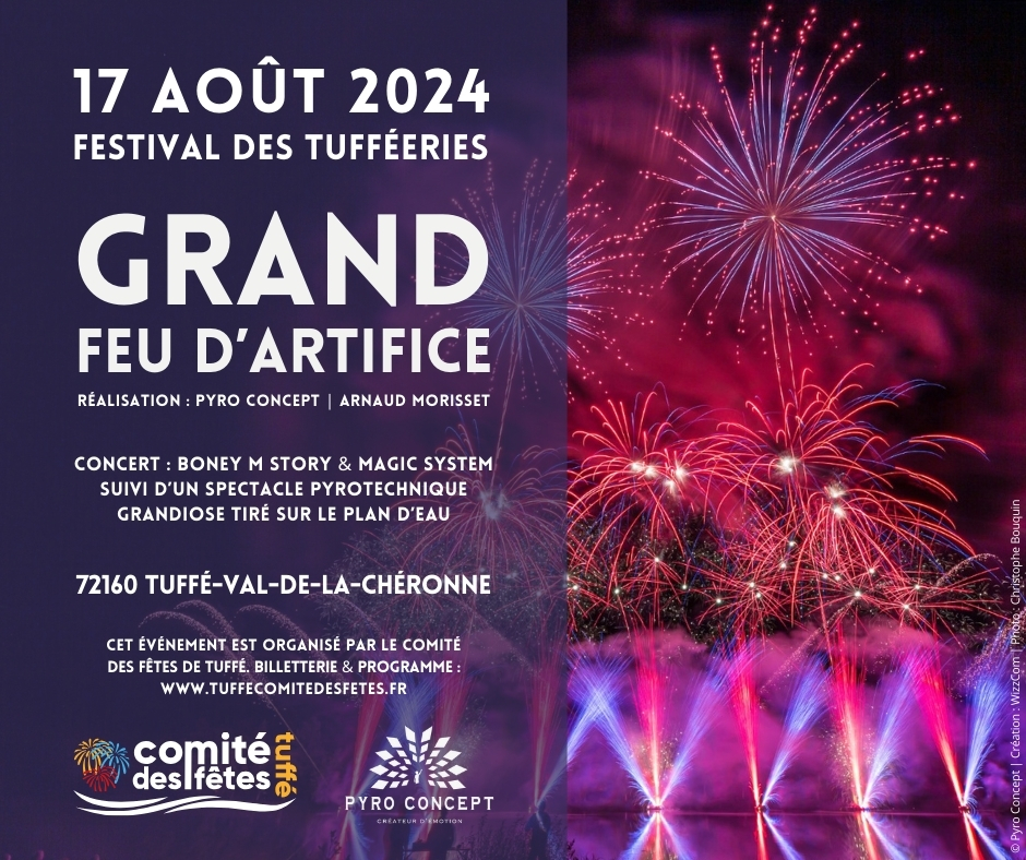 Tufferies 2024 : feu d'artifice