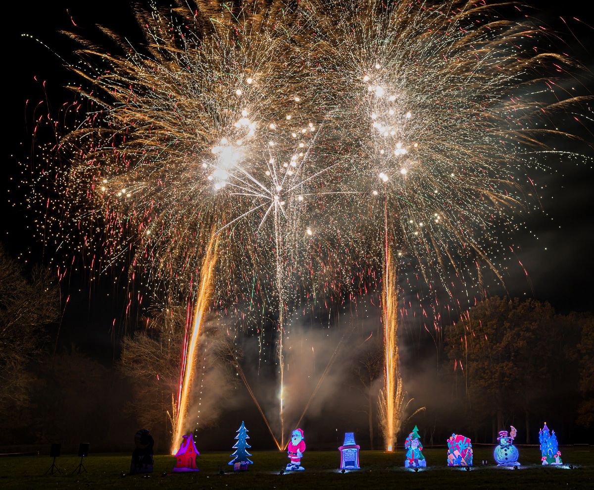 Feu d'artifice de Noël